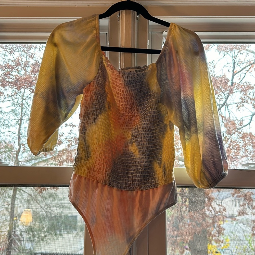 NWOT TIE DYE BODYSUIT